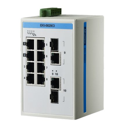 Advantech EKI:5629 Managed 10 Port Ethernet Switch