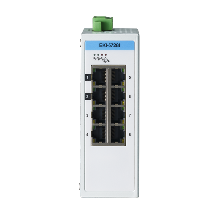 Advantech EKI:5728 Unmanaged 8 Port Ethernet Switch
