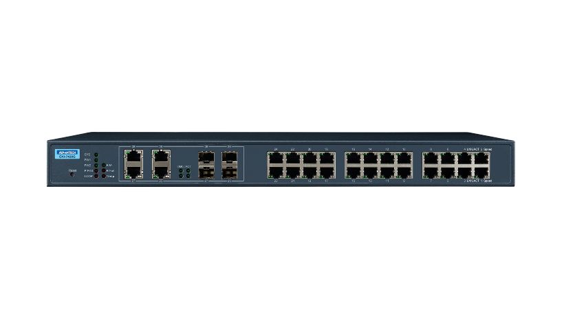 Advantech Managed Ethernet Switch 28 Port Managed Ethernet Switch Power Over Ethernet