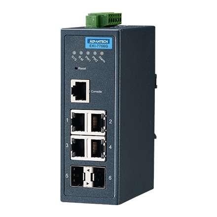 Advantech Managed Ethernet Switch 6 Port Managed Ethernet Switch