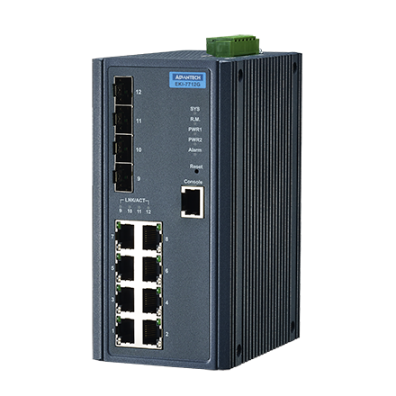 Advantech Managed Ethernet Switch 13 Port Managed Ethernet Switch Power Over Ethernet
