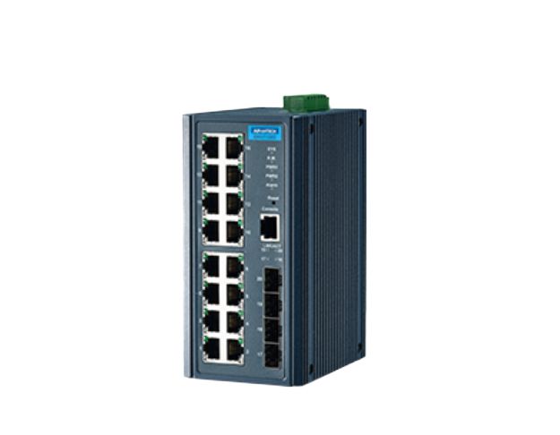 Advantech EKI-7720G Managed 20 Port Industrial Ethernet Switch