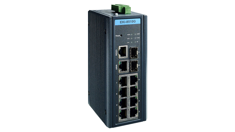 Advantech EKI:8510 Managed 10 Port Ethernet Switch