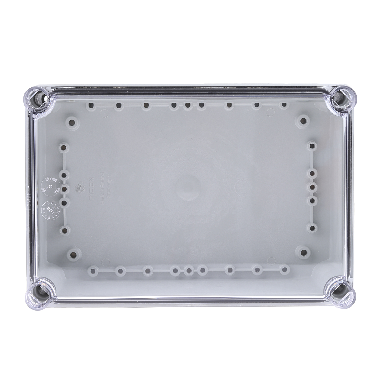 Fibox EK Series Grey Polycarbonate Enclosure, IP67, IP66, IK08 Flanged 130 mm, 280 mm, 190 mm