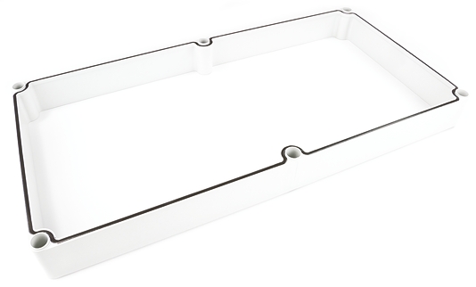 Fibox Polycarbonate Extension Frame, 50 mm H, 280mm W, 560 mm L For Use With EK Enclosure