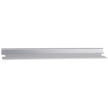 Fibox Steel Unperforated DIN Rail, 235 mm x 35mm x 8 mm