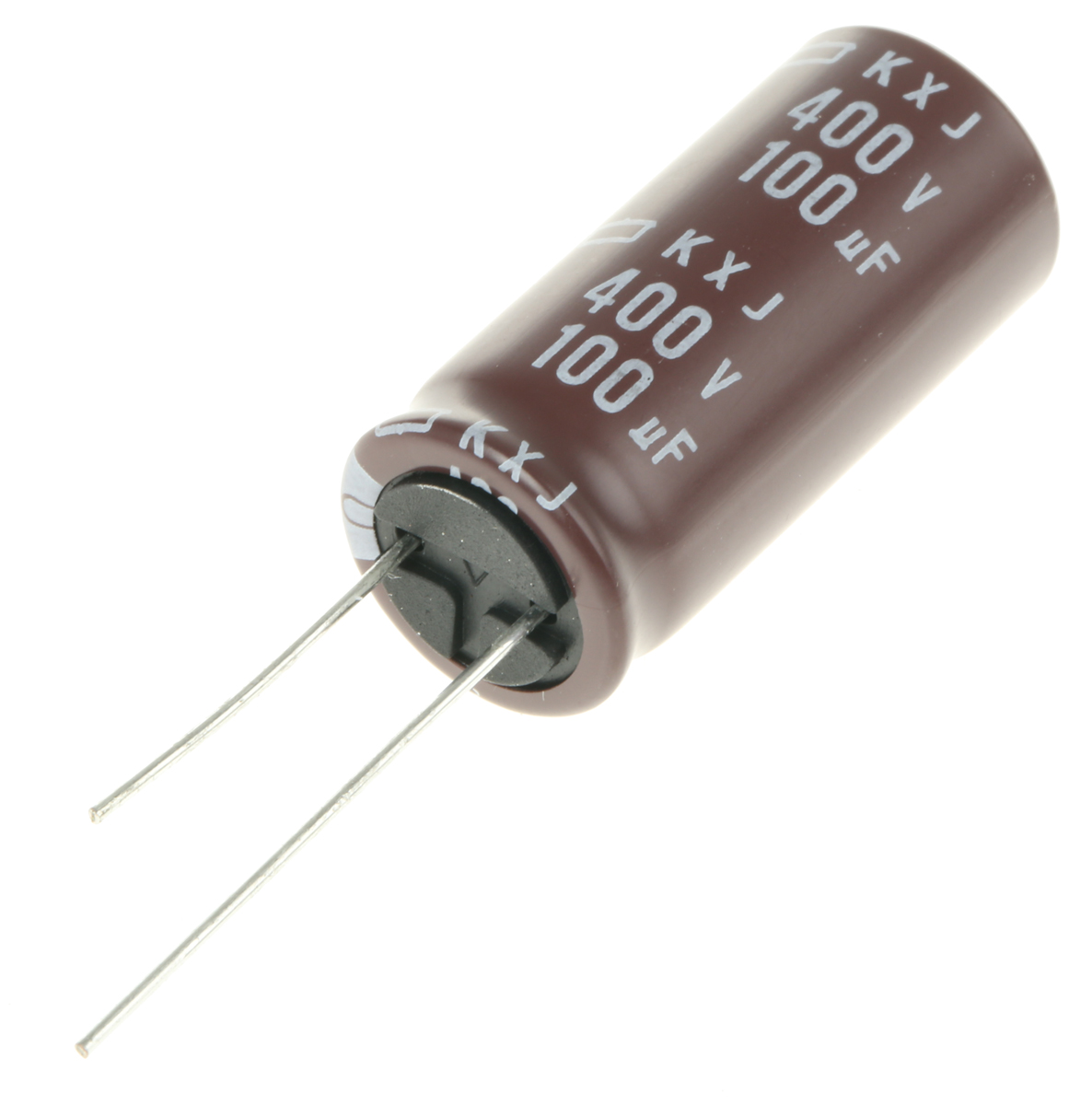 CHEMI-CON 100 μF Capacitor 400V dc, Radial, Through Hole - EKXJ401ELL101MLP1S Radial Lead