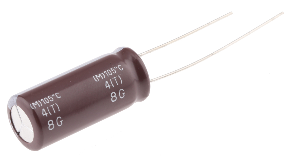 CHEMI-CON 22 μF Capacitor 400V dc, Radial, Through Hole - EKXJ401ELL220MJ25S Radial Lead