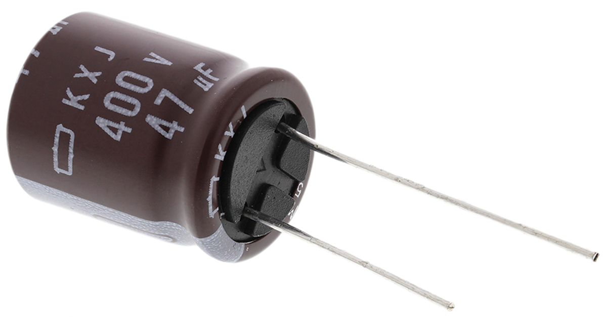 CHEMI-CON 47 μF Capacitor 400V dc, Through Hole - EKXJ401ELL470ML20S Radial Lead