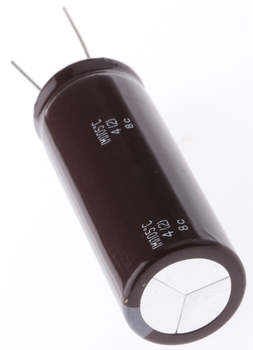CHEMI-CON 150 μF Capacitor 450V dc, Through Hole - EKXJ451ELL151MM50S Radial Lead