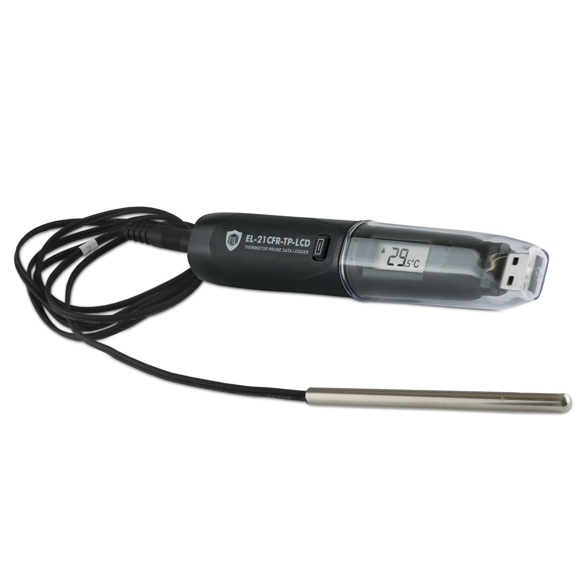 el-21cfr-tp-lcd Lascar EL-21CFR-TP-LCD+ Temperature Data Logger, USB