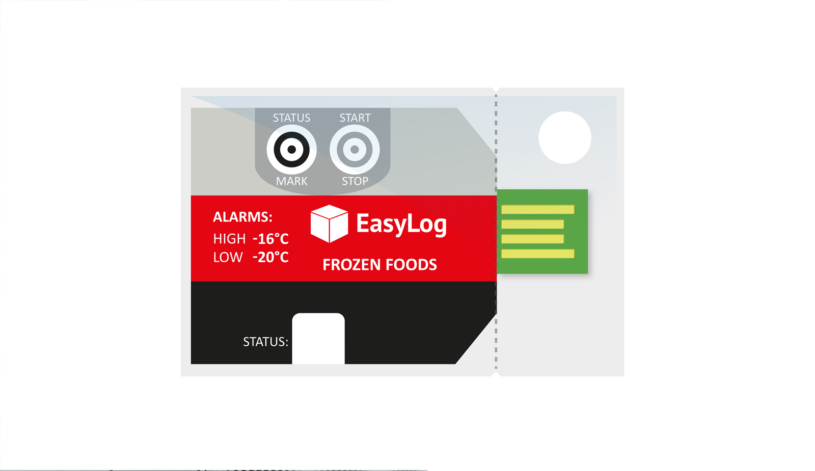 Lascar EL-PDF-1-002 PK10 Temperature Data Logger, USB