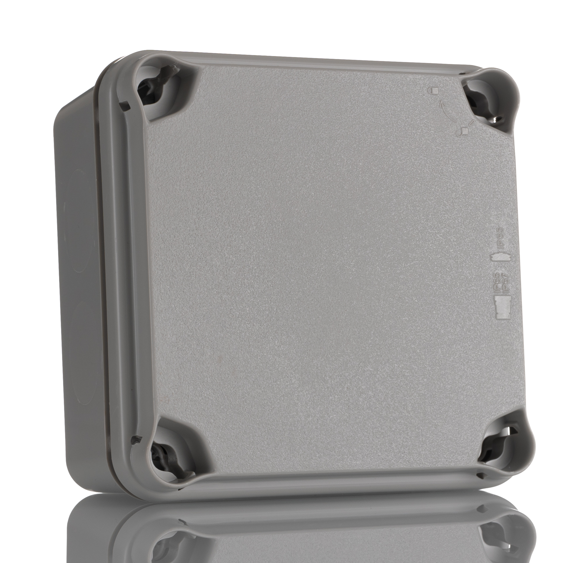 HellermannTyton EL Series Grey Polystyrene Junction Box, IP67, 108 mm, 64mm 108 mm