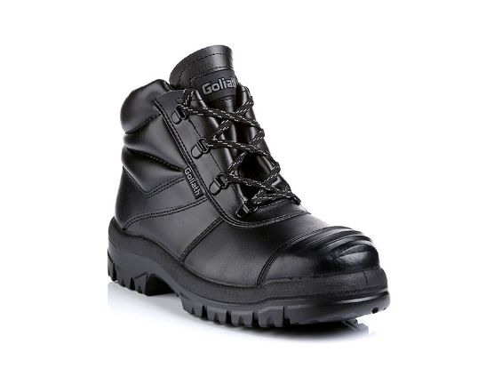 Goliath EL170DDR Black Steel Toe Capped Men's Safety Boots 10, EU 44 EN ISO 20345:2011