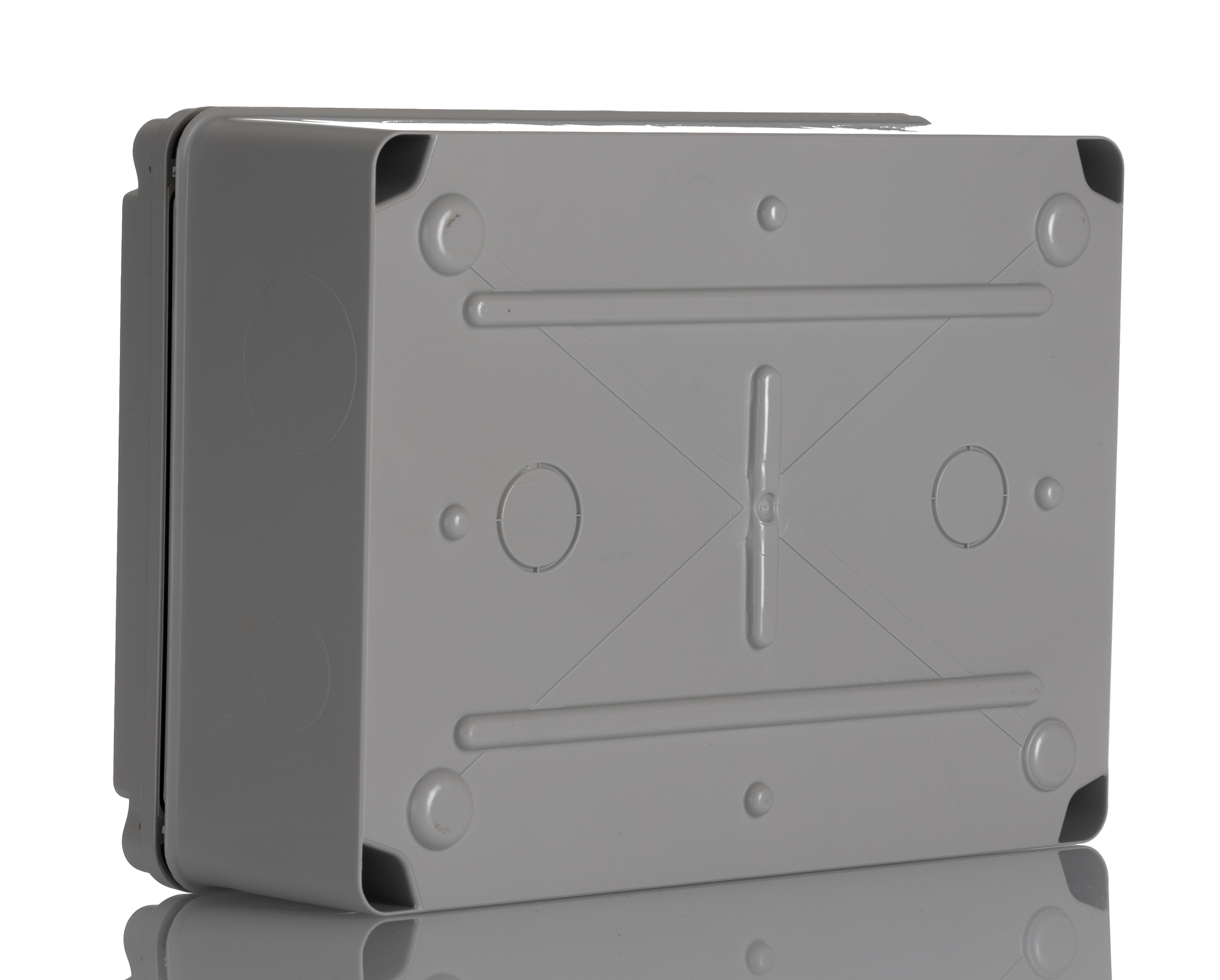 el231 HellermannTyton EL Series Grey Polystyrene Junction Box, IP67, 241 mm, 95mm 180 mm