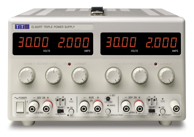 Aim-TTi Digital Bench Power Supply, 3-Output 0 V ac to  30V ac, 130 W, 2 A Max, UKAS