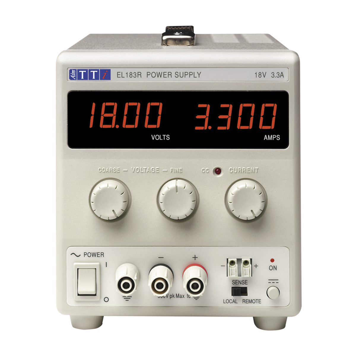 Aim-TTi Digital Bench Power Supply, 1-Output 0 V ac to  30V ac, 90 W, 3 A Max, RSCAL