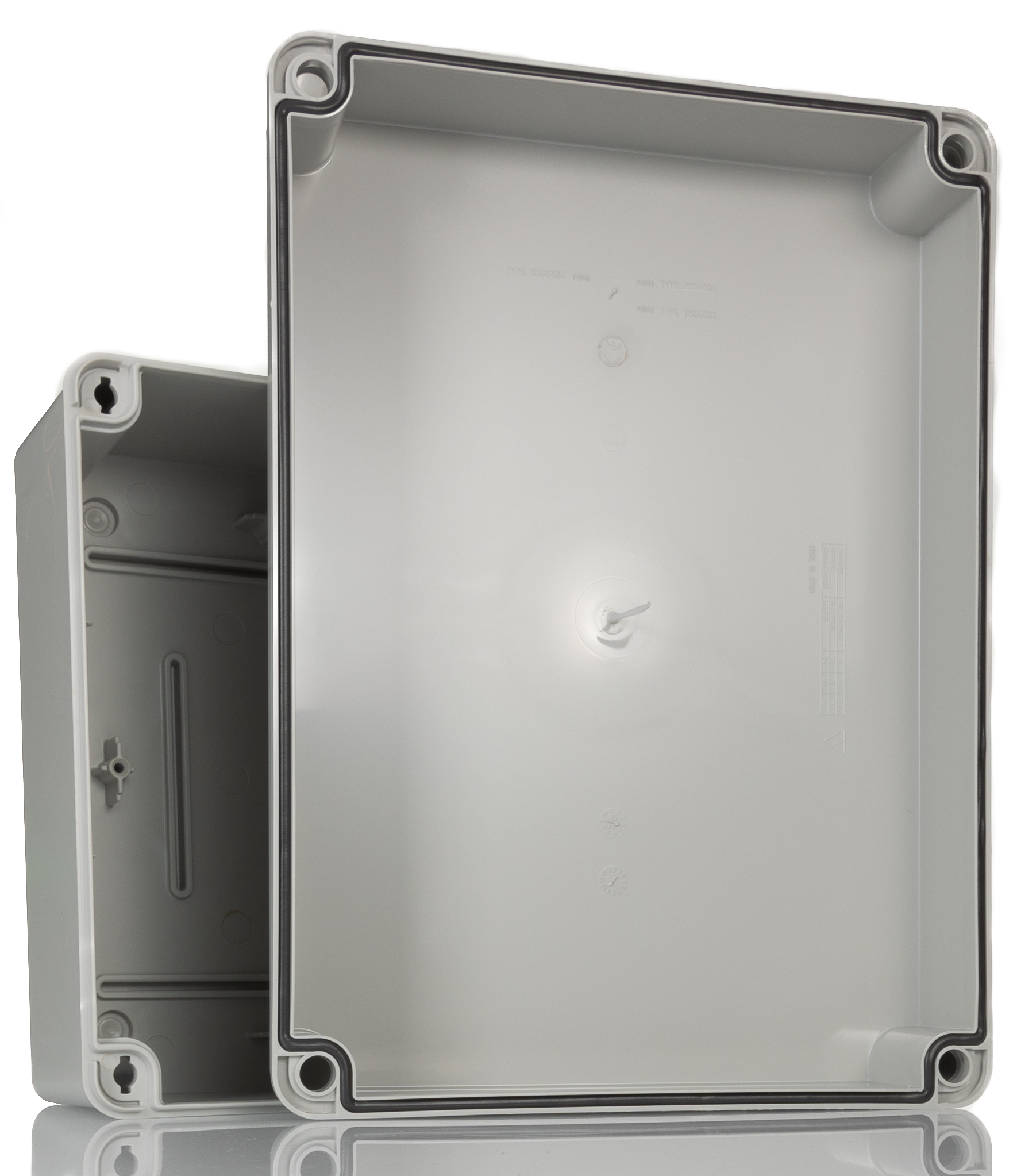el322 HellermannTyton EL Series Grey Polystyrene Junction Box, IP67, 328 mm, 129mm 239 mm