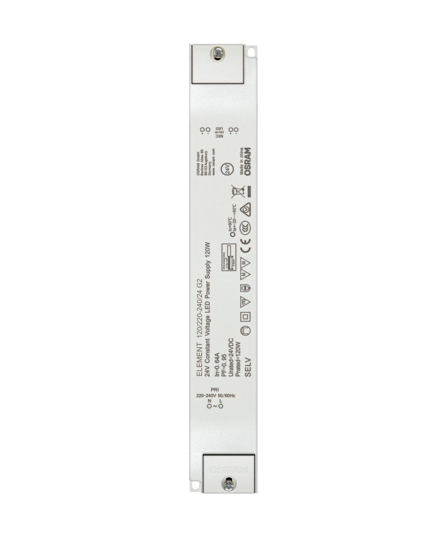 Osram LED Driver, 24V Output, 120 W Output, 32A Non-Dimmable