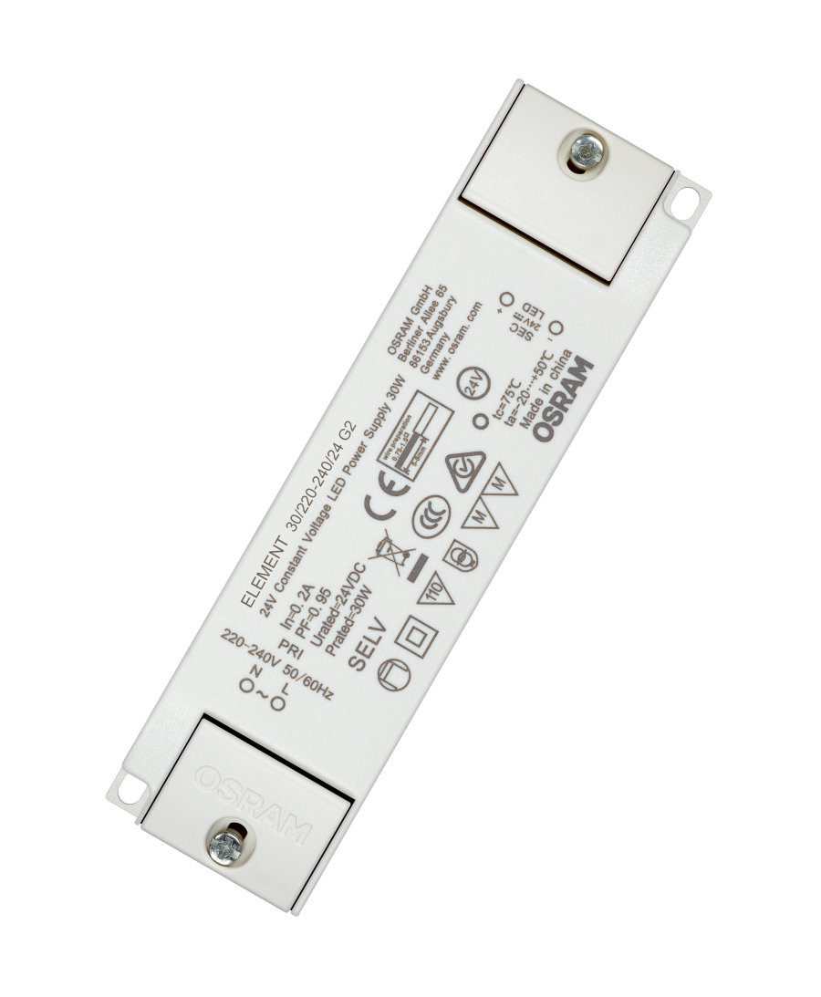 Inventronics LED Driver, 24V Output, 30 W Output, 16A Non-Dimmable