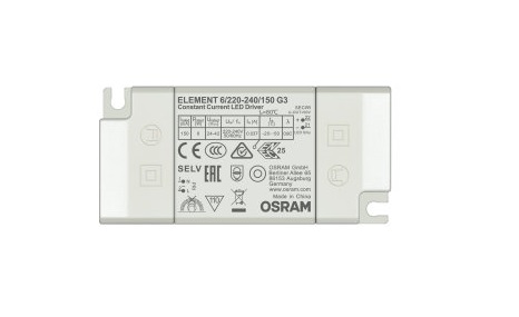 Osram Constant Current Compact - Non-Dimmable, 24V, 42 V Output, 6.3 W Output, 1050mA, 150 mA