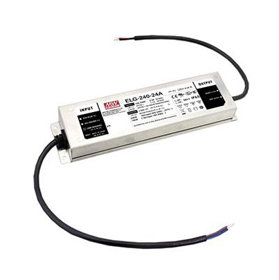 MEAN WELL, 24V Output, 240 W Output, 10A, 2.23 A Resistance, 3 in 1, 10V PWM