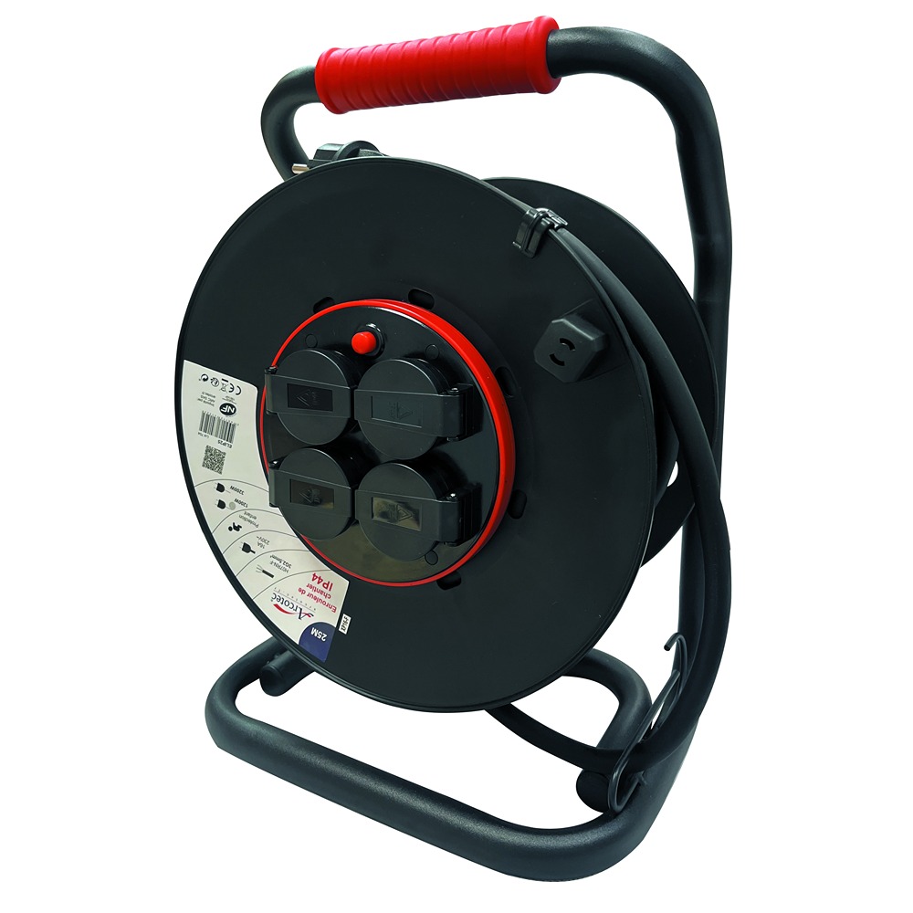 elip40 ARC GROUP 40 m Test Lead Extension Reel Cable Reel, 230V, IP44