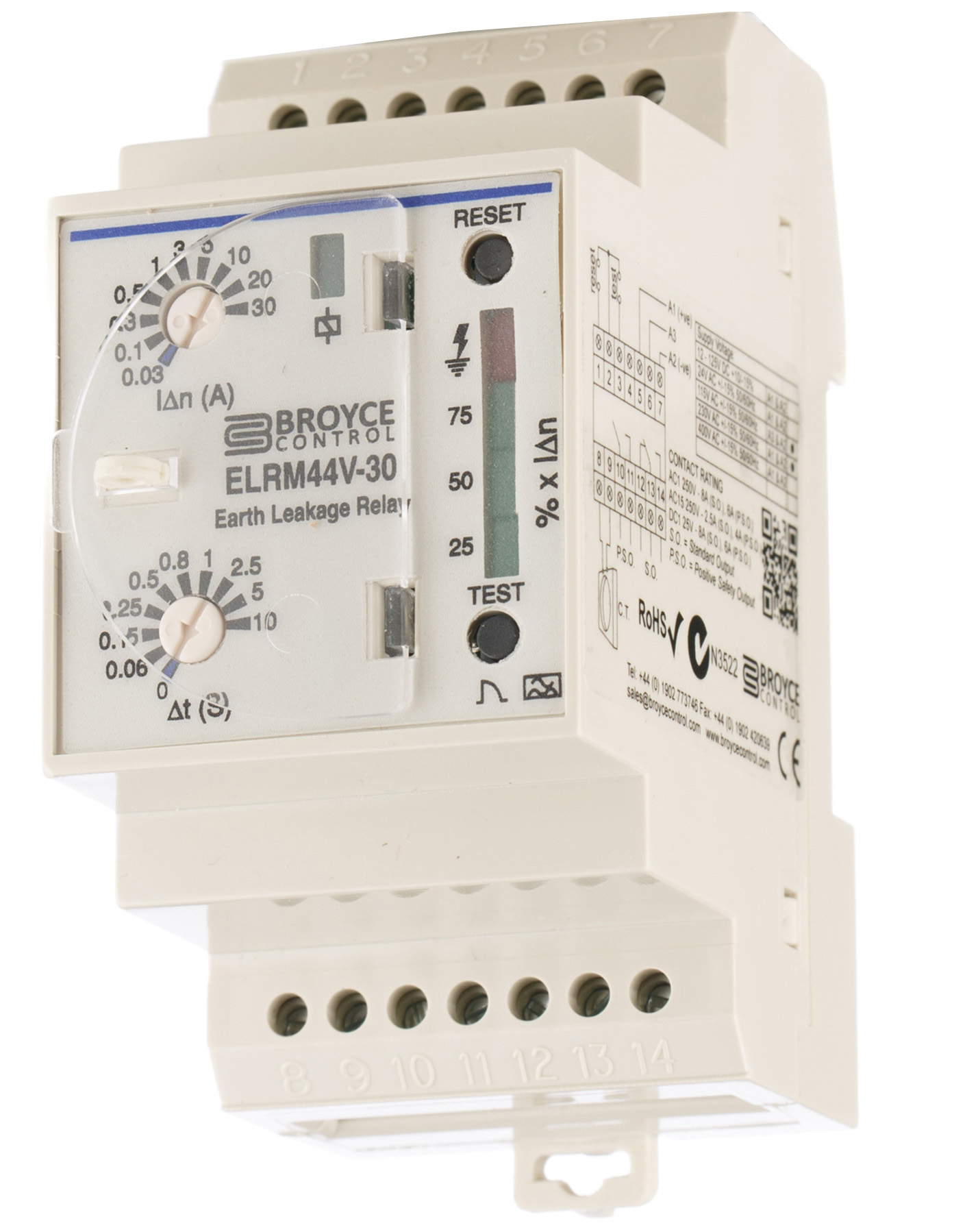 Broyce Control RCD Switch Earth Leakage Relay