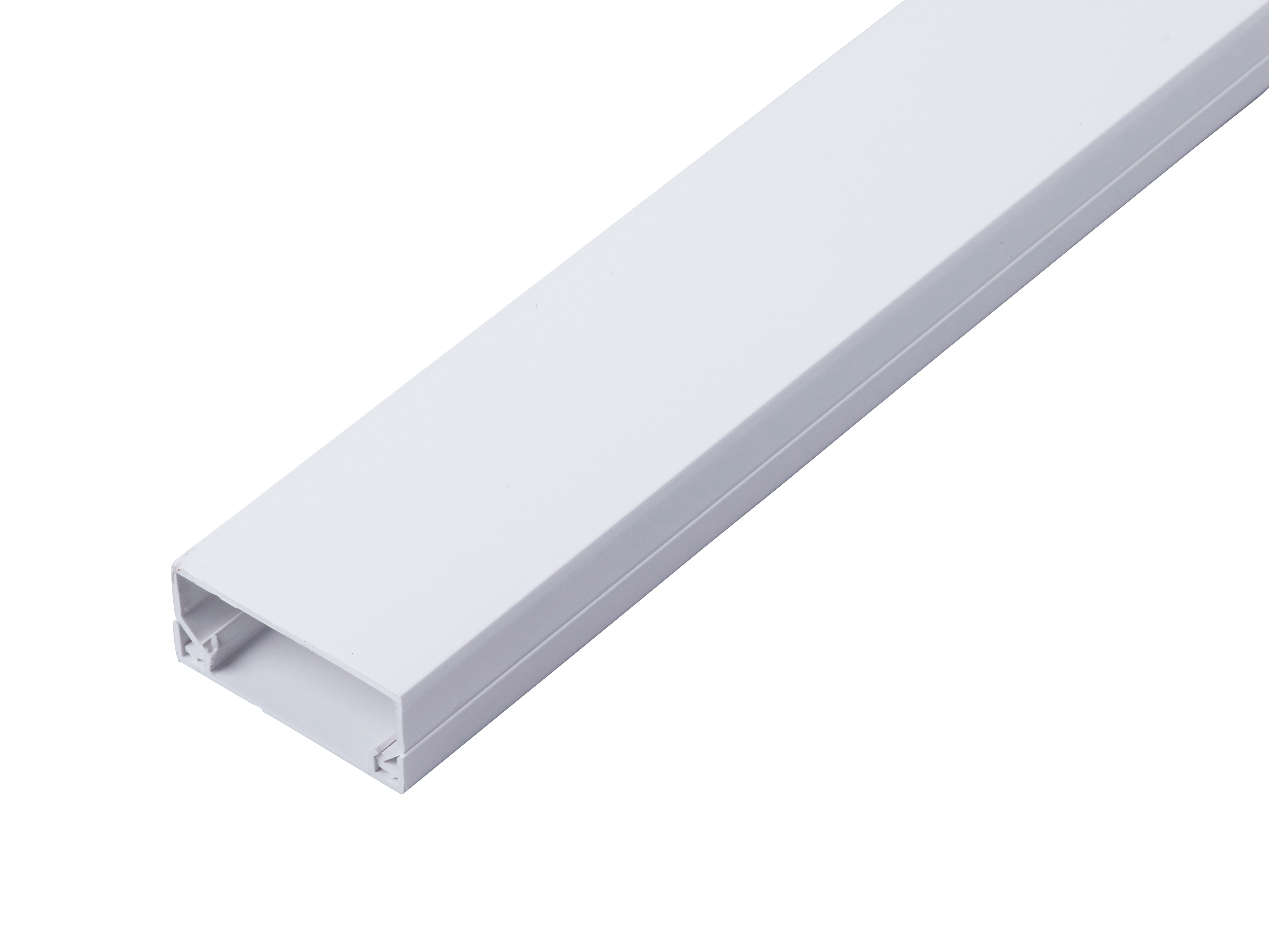 Cutterwell & Co Ltd EM White, W16mm x D38, L45000 mm, Polyvinyl Chloride