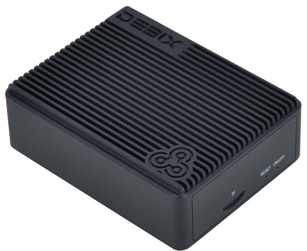emc-7090b Polyhex Aluminium Case for use with DEBIX Model A and Model B in Black