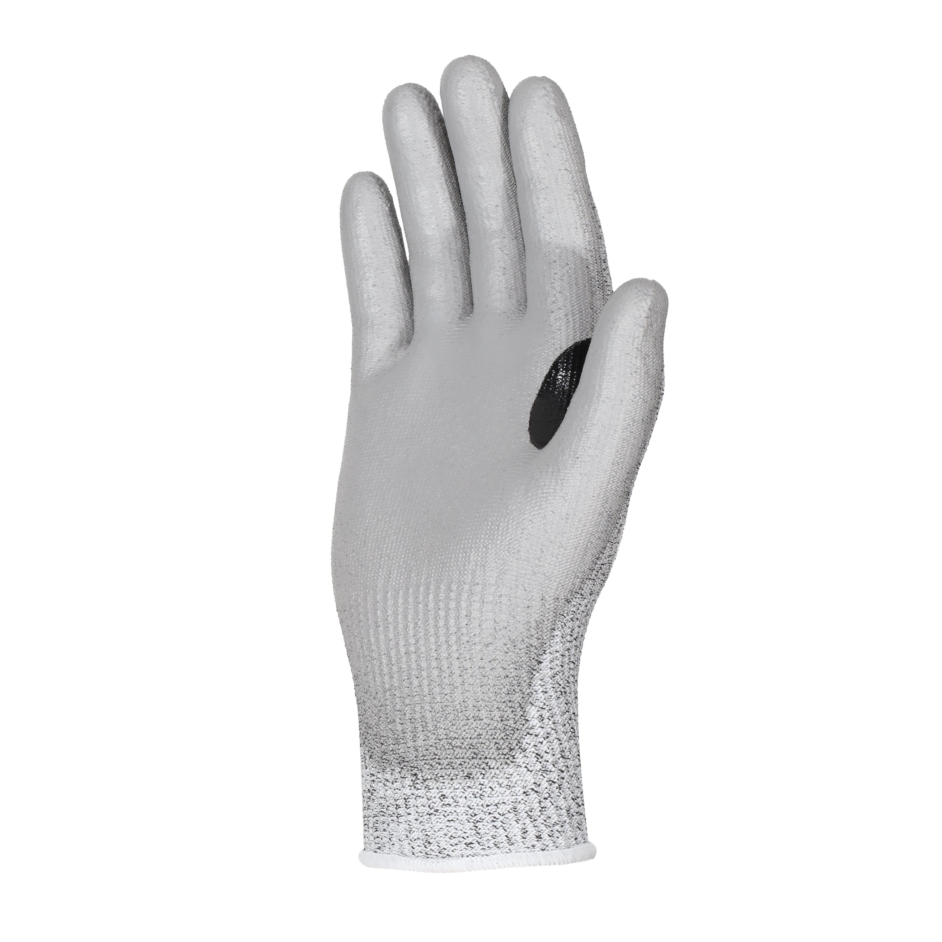 emg00725ff Skytec Elements EMG 725 Black, Grey Nylon, Polyethylene Work Gloves, Polyurethane Coating