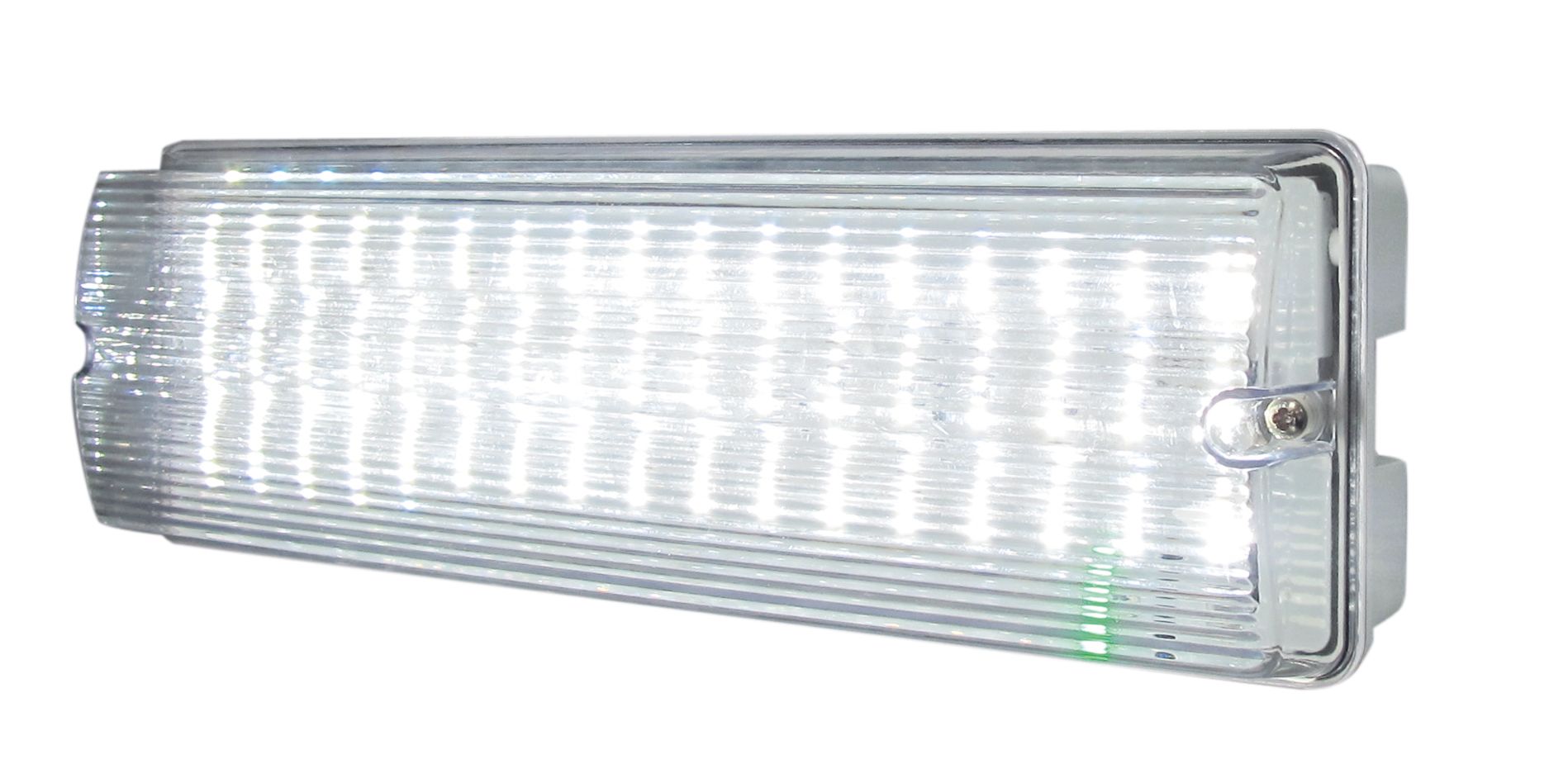Knightsbridge Rectangular Rectangular LED Bulkhead Light, 6 W, 230V Lamp Supplied, IP65, EMLED1L