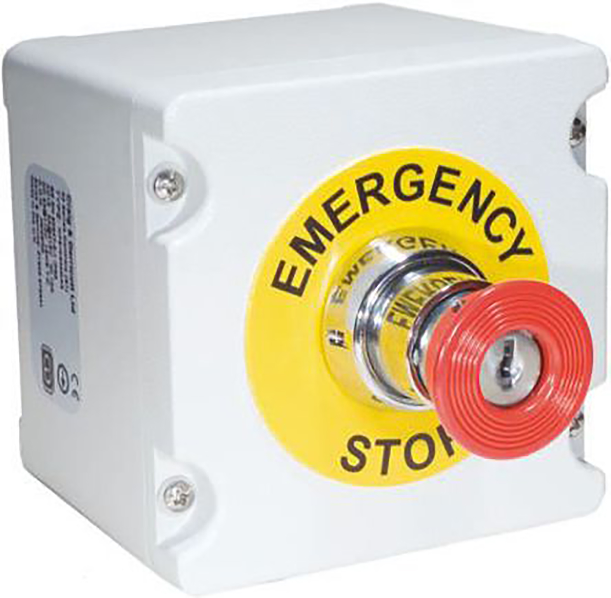 Craig & Derricott EMSH Series Key Release Emergency Stop Push Button, Surface Mount, SPDT, IP65