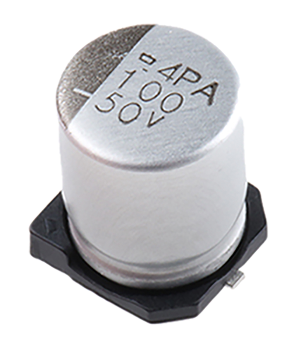 CHEMI-CON 100 μF Capacitor 50V dc, Surface Mount Solder - EMVA500ADA101MHA0G