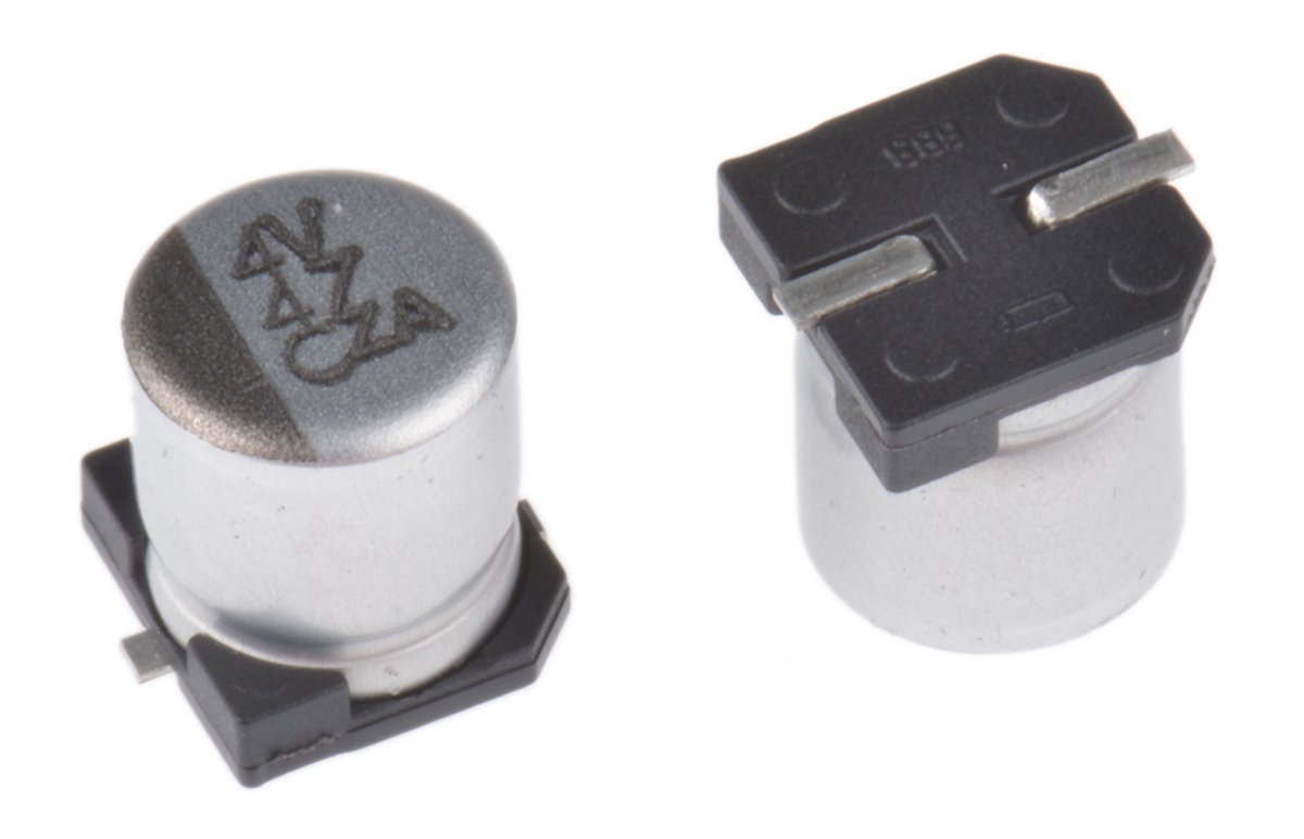 CHEMI-CON 47 μF Capacitor 16V dc, Surface Mount Solder