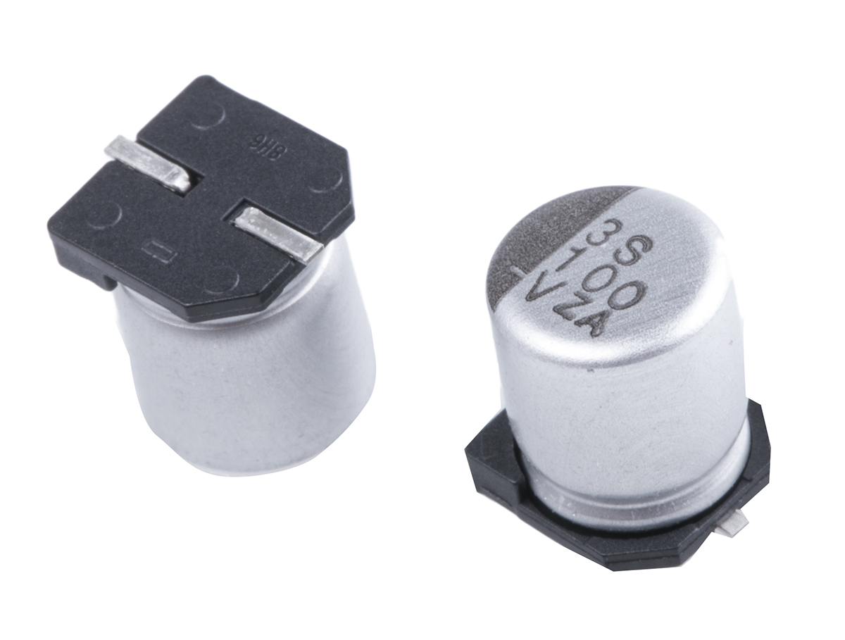 CHEMI-CON 100 μF Capacitor 35V dc, Surface Mount Solder