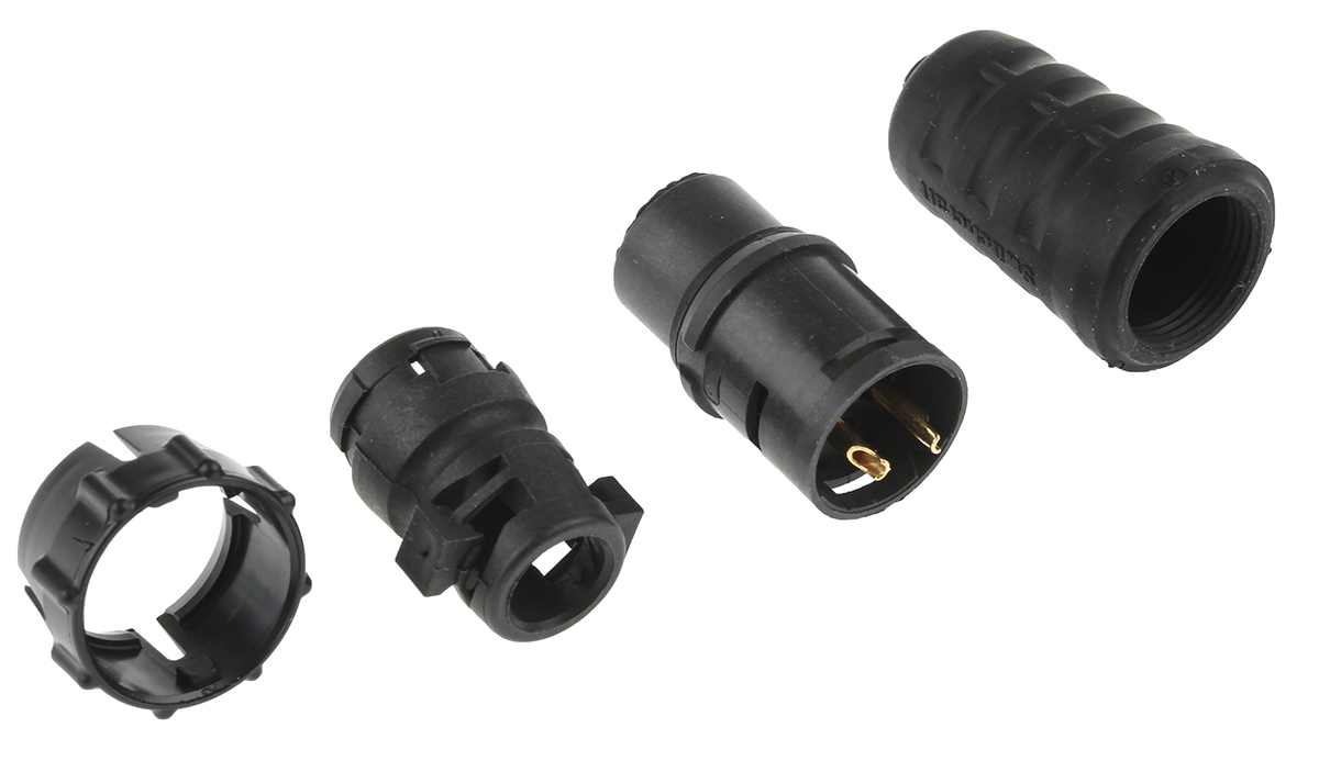 Switchcraft Circular Connector, 2 Contacts, Cable, Cable, Standard Connector, Socket, Female, IP68, IP69K, EN3 Series