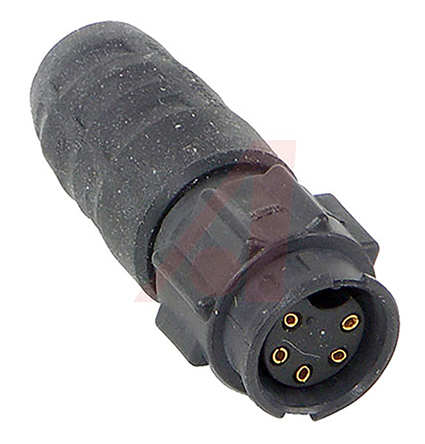 Switchcraft Circular Connector, 5 Contacts, Cable, Standard Connector, Plug, Female, IP68, IP69K, EN3 Series