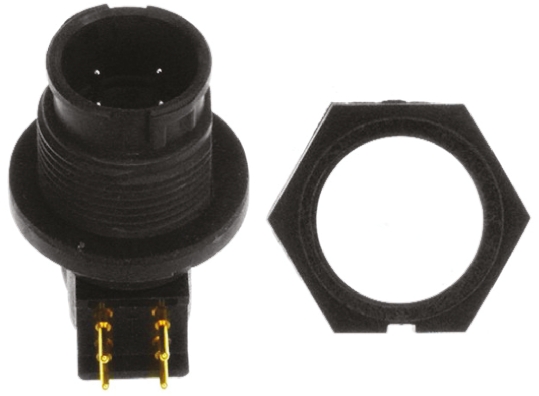 Switchcraft Circular Connector, 4 Contacts, Panel Mount, Standard Connector, Plug, Male, IP68, IP69K, EN3 Series