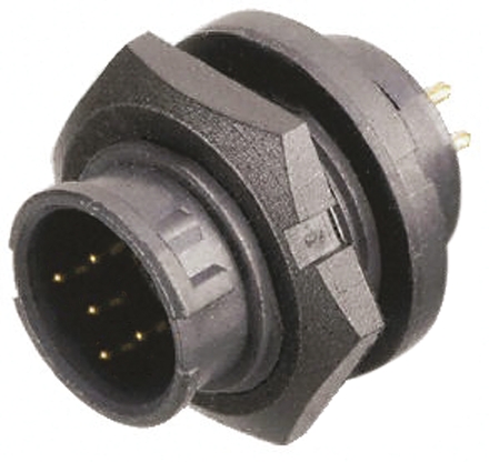 Switchcraft Circular Connector, 5 Contacts, Panel Mount, Standard Connector, Plug, Male, IP68, IP69K, EN3 Series