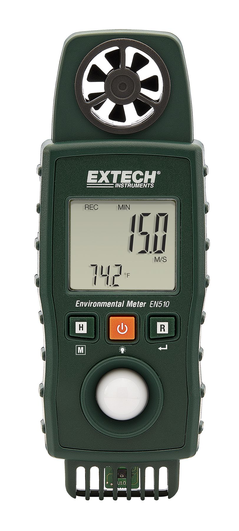 Extech EN510 Data Logging Air Quality Monitor 1300 °C, 50 °C Max, 95 %RH Max, Battery-Powered