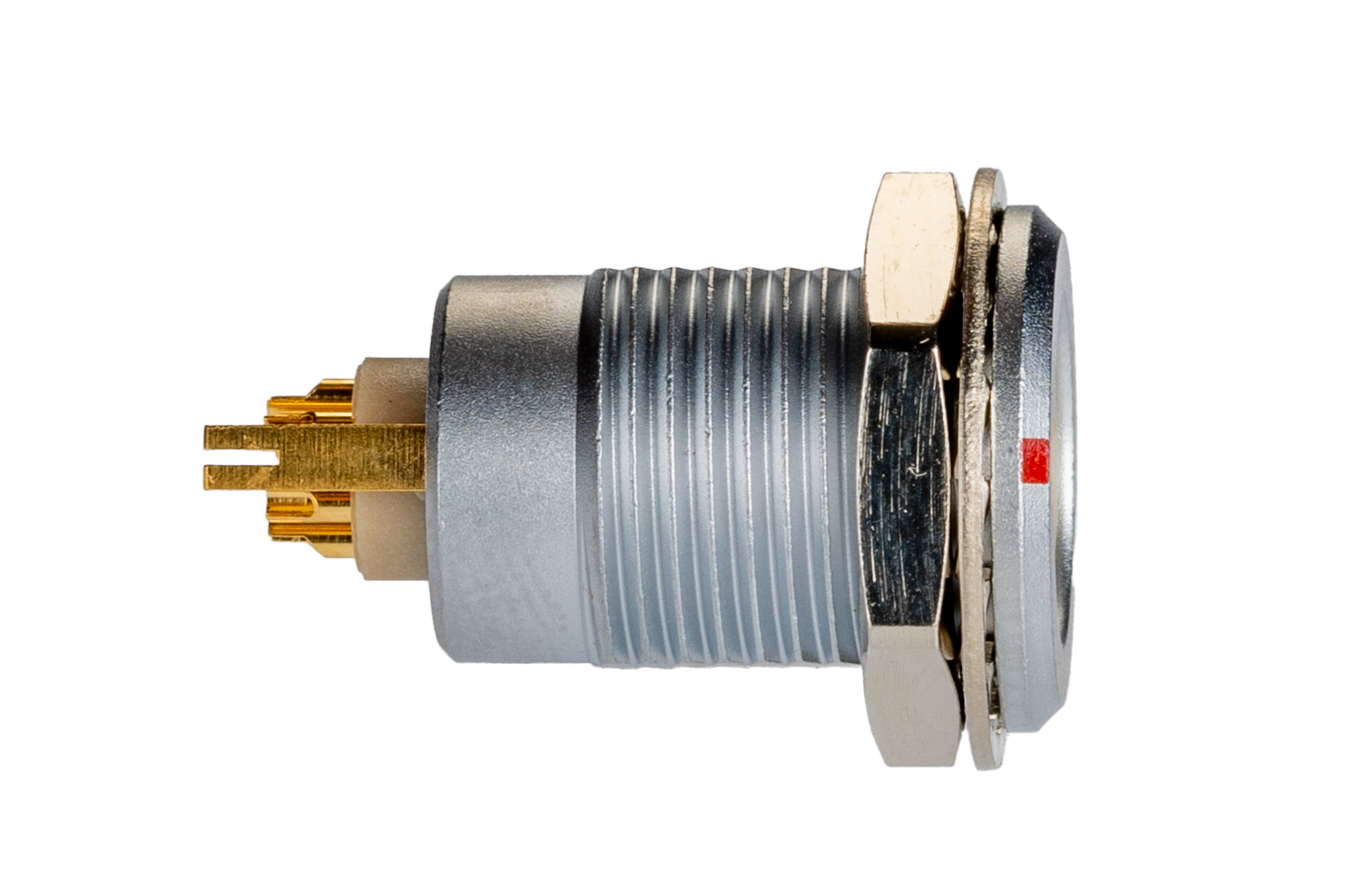eng1b306cll LEMO Circular Connector, 6 Contacts, Panel Mount, 14 mm Connector, Socket, Female, IP50, 1B Series