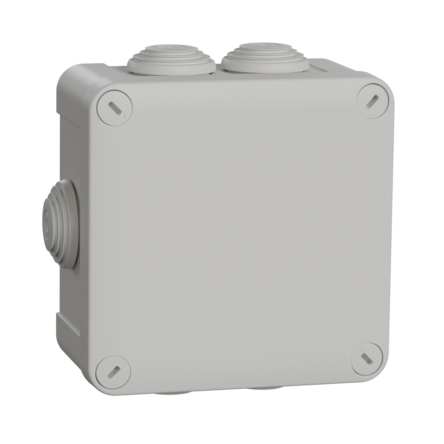 Schneider Electric Mureva Box Series Grey Polypropylene Junction Box, IP55, 6 Terminals, 128 mm, 128mm 61 mm