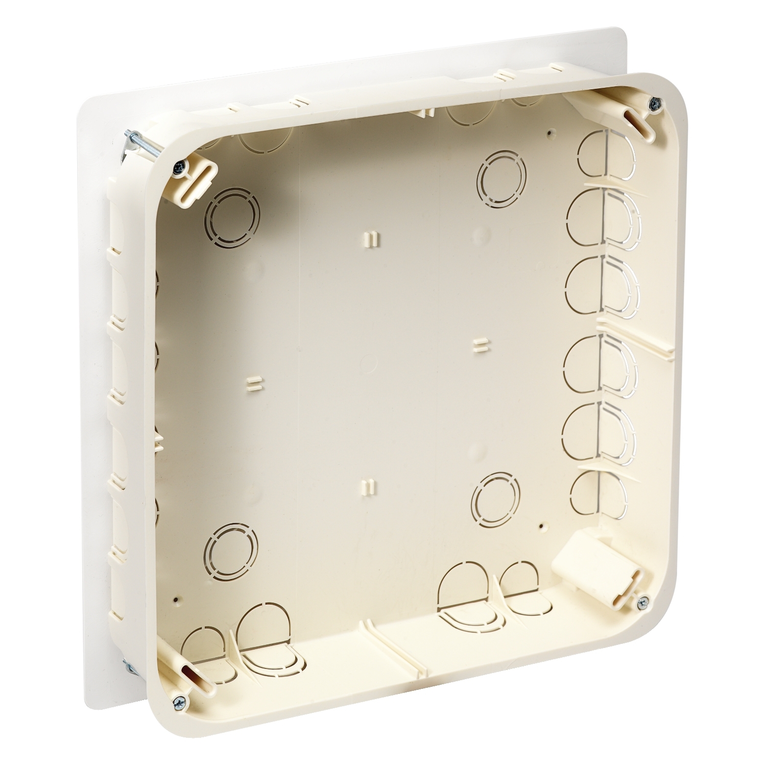Schneider Electric Multifix Blue Polystyrene Junction Box, IP20, Flush Mount, 1 Gangs 246 mm 246mm 50 mm