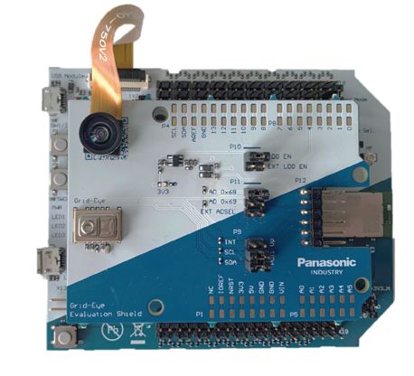 Panasonic Evaluation Board PAN9520 with GE Shield 90° Infrared Sensor Evaluation Board for PAN9520 Sensor