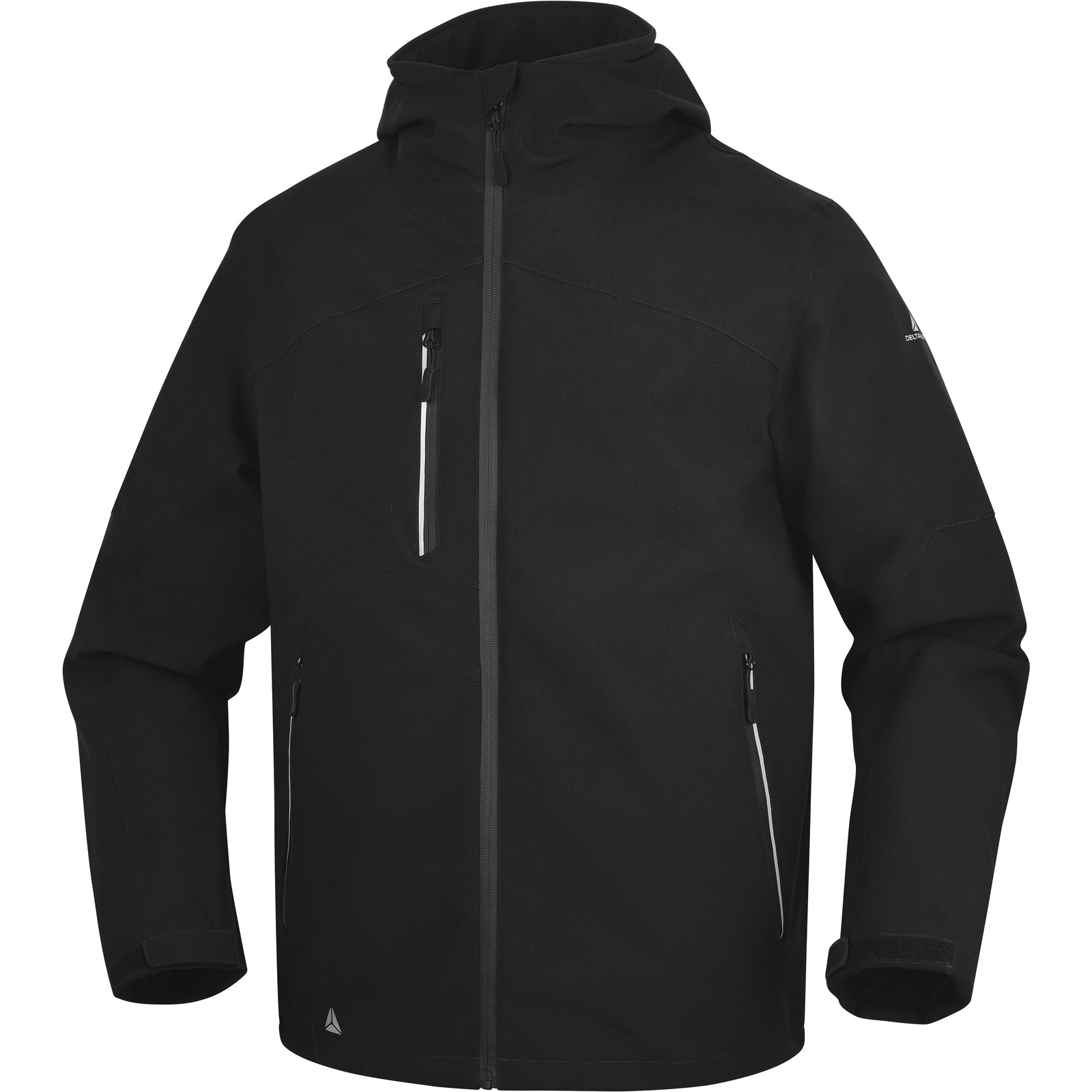 Delta Plus EOLE2 4 Black, Breathable, Waterproof Parka Jacket Zip, S 1 EA
