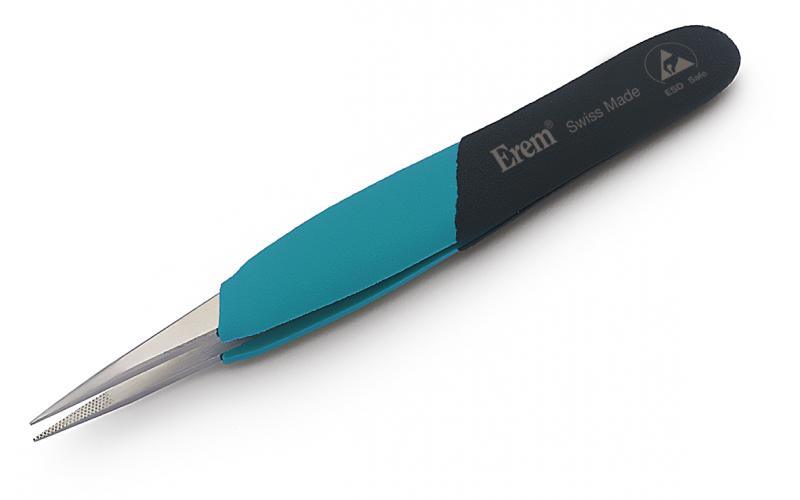Weller Erem 123mm Stainless Steel Strong, Straight ESD Safe Tweezer