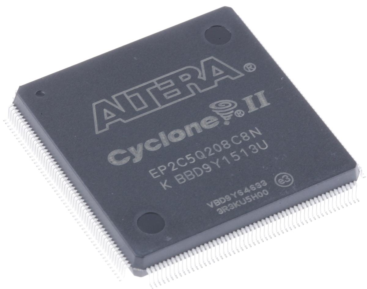 Altera FPGA Cyclone II 4608 Cells, 4608 Blocks, 208-Pin PQFP