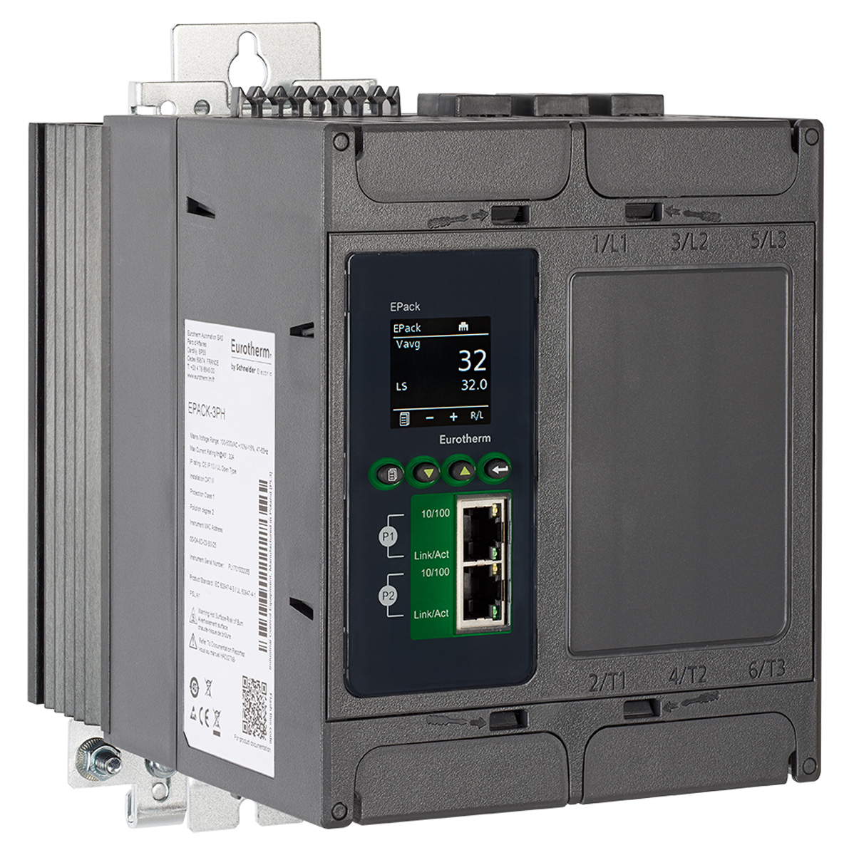 Eurotherm EPACK-3PH DIN Rail Power Controller Relay 500V Power Controller