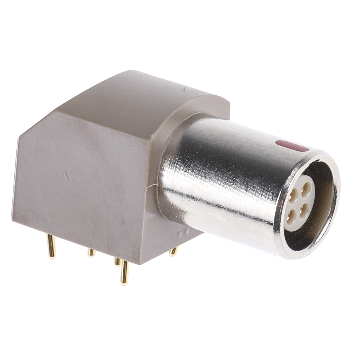 LEMO Circular Connector, 4 Contacts, Panel Mount, 11.7 mm Connector, Socket, Female, IP50, 0B Series